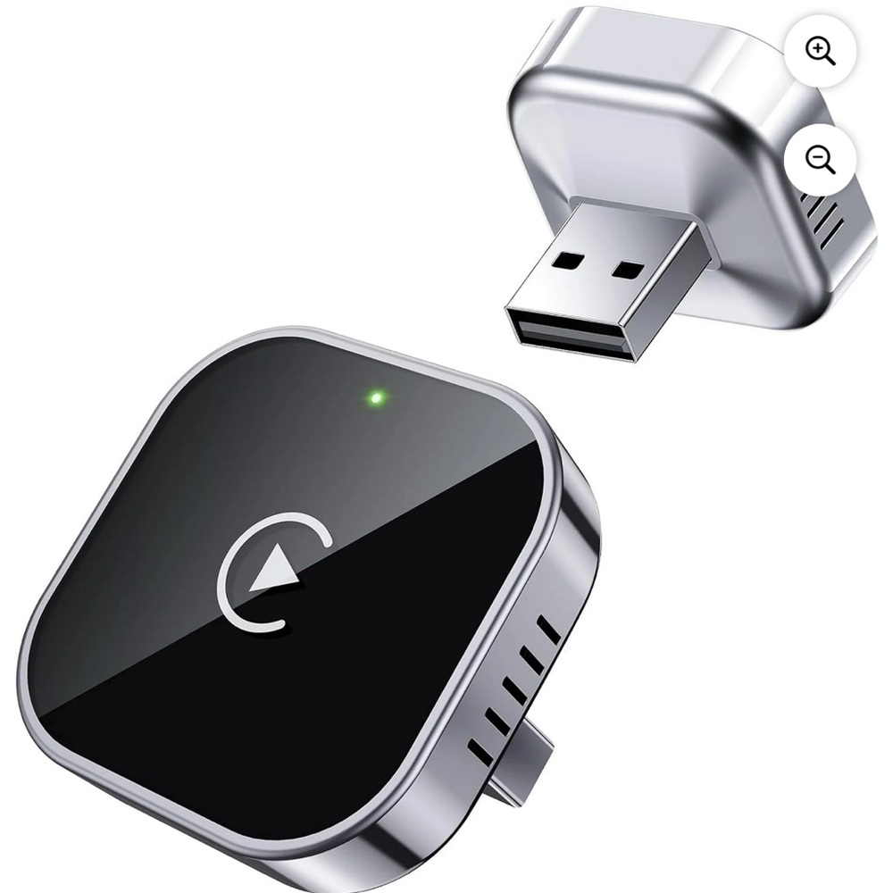 Wireless CarPlay Adapter 2025 Upgrade Wired CarPlay to Wireless Mini USB Design